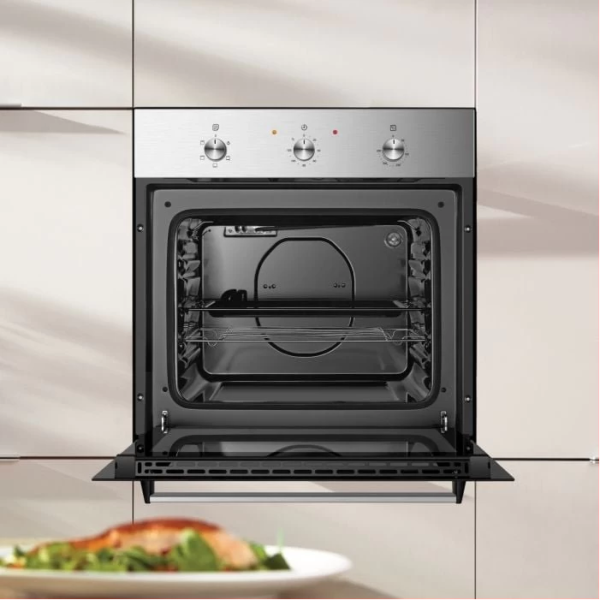 Hisense 60cm Built-in Oven HBO60202; 67-Litres, Stainless Steel Electric Oven – Silver - Image 4