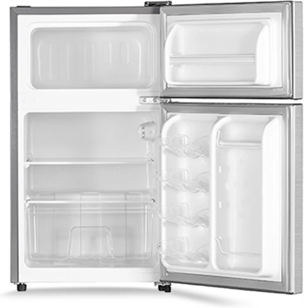 Hisense 120L Double Door Fridge (Net 92L) RD-12DR; (Defrost) Refrigerator – Silver - Image 3
