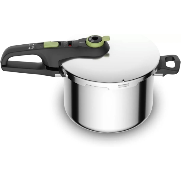 Tefal Secure 5 Neo Pressure Cooker, 6 Litre, Stainless Steel, P2530752, Silver