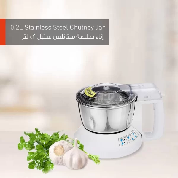Panasonic MX-AC300 Super Mixer Grinder, 1000W, 3 Stainless Steel Jars - Image 4