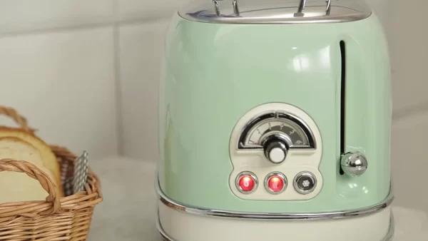 Ariete 0155 Retro Style 2 Slice Bread Toaster - Green - Image 4