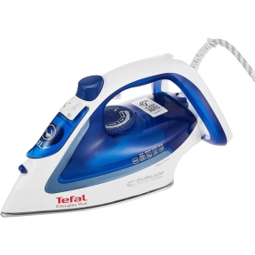 Tefal Easygliss Durilium Airglide Soleplate Steam Iron, 2400 Watts, FV5715M0