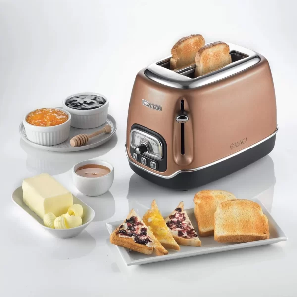 Ariete Classica 0158, Electric Toaster 2 Slices, 815 W - Copper - Image 2