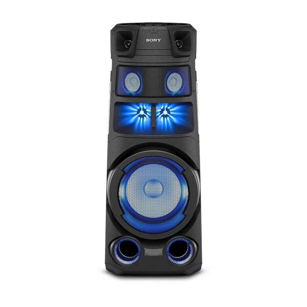 SONY MHC-V83D Wireless Bluetooth Party Speaker with Omnidirectional Party Sound, Light and CD player (Black)