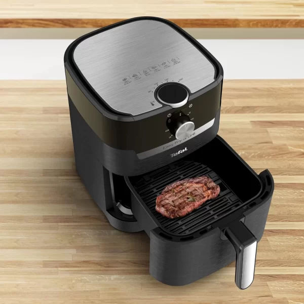 Tefal 4.2L EasyFry Classic Air Fryer & Grill, EY501827, 8 Programs, 1400 W - Black - Image 2