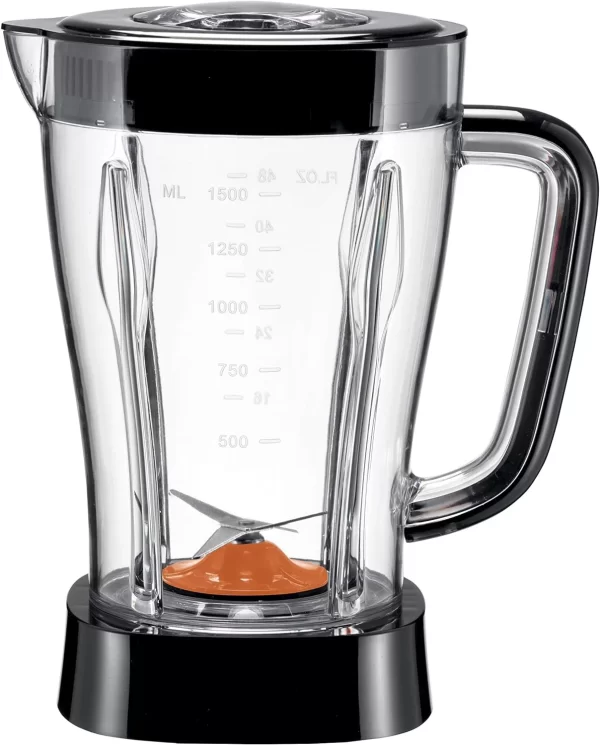 Kenwood Blender BLP15.360BK, 500W, Smoothie Maker 1.5L Jar, Grinder Mill, Chopper Mill, Ice Crush Function - Black - Image 2