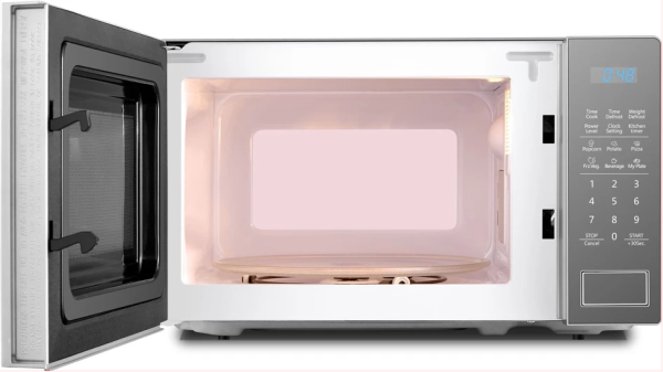 Hisense 20L Digital Microwave Oven H20MOMS11, Child Lock, Defrost, 6 Auto Menus – Mirror Silver - Image 3