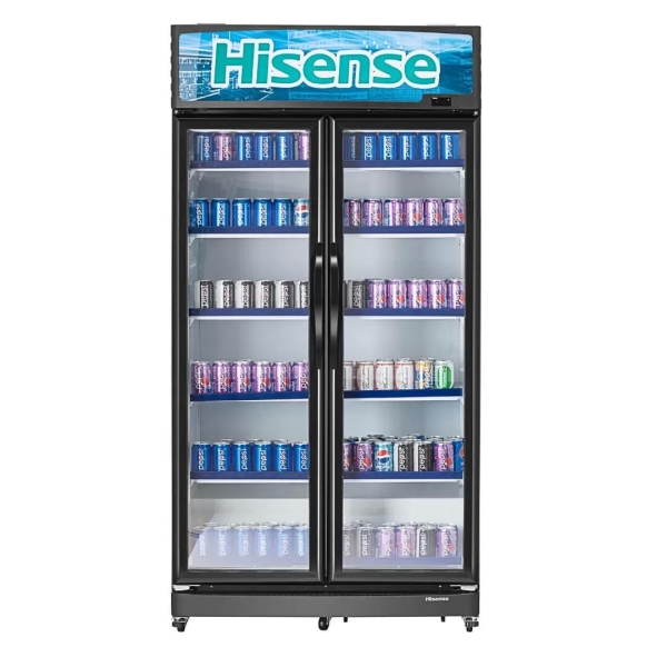 Hisense 990L Double Door Display Cooler FL99WCD1