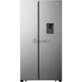 Hisense 670L Side-by-side Refrigerator With Water Dispenser RC-67WS4SB1 Refrigerator, Total No Frost – Silver