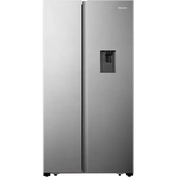Hisense 670L Side-by-side Refrigerator With Water Dispenser RC-67WS4SB1 Refrigerator, Total No Frost – Silver