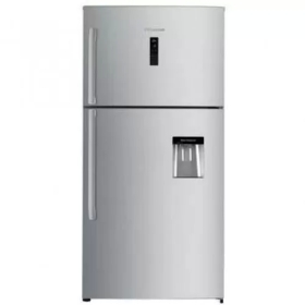 Hisense 715L Fridge, RT715N4ACB Double Door Frost Free Refrigerator With Water Dispenser – Silver