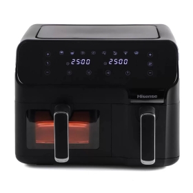Hisense 8.6-Litre Air Fryer H09AFBK2S5; 2700W, LED Display, Overheat Protection, Touch Control Panel, Auto Shutoff – Black.