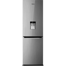 Hisense 341L Fridge (Net 262L) RB341D4WGU; Double Door Defrost Refrigerator With Water Dispenser – Silver