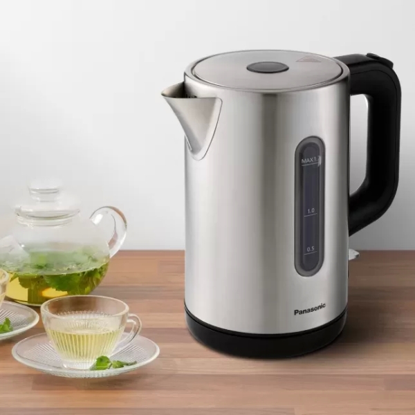 Panasonic Cordless Concealed Electric Kettle NC-K30, 1.7L, Filter, 2200W - Stainless Steel
