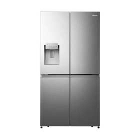 Hisense 720 Liters 2-Door Side-by-Side Refrigerator with Water Dispenser and Ice Maker, WiFi Connectivity, RC-72WS4SA