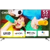CHiQ 55 Inch LED UHD 4K Smart Android TV | U55G7P | Bluetooth | Free To Air