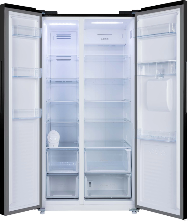 CHiQ 680 L Fridge | Side By Side | Total No Frost | Water Dispenser | CSS680NPIK3 - Image 2
