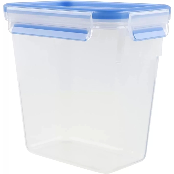 Tefal K3021912 MasterSeal Fresh Box, Plastic Food Storage Container,  100 Percent Leakproof, 1.5L, Clear/Blue