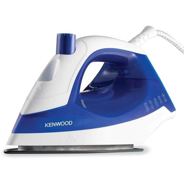 Kenwood Compact Steam Iron STP01.000WB | 1100W w/Non-Stick Soleplate