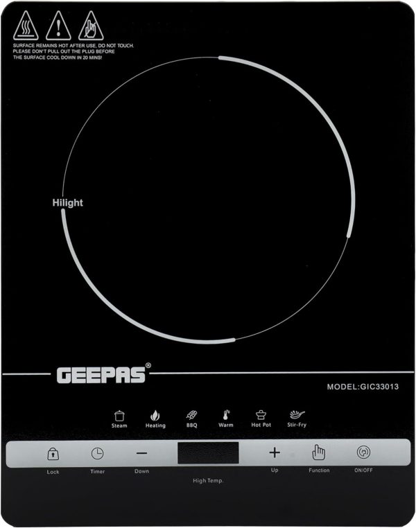 Geepas Digital Infrared Cooker 2000W GIC33013 - Image 8
