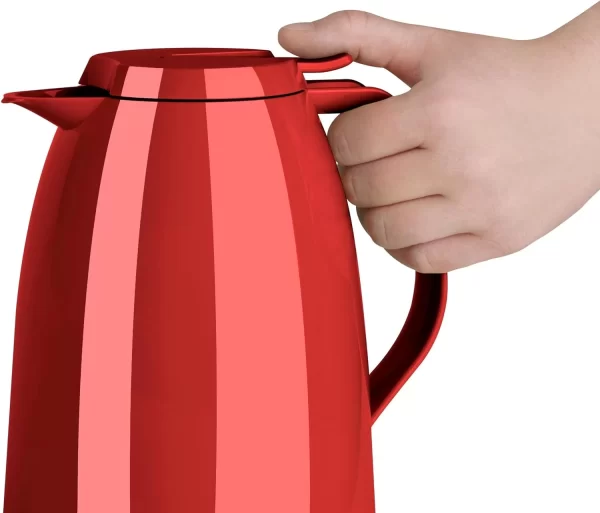 Tefal Mambo Jug Vacuum Flask, 1.5 Liter, Glass Liner K3039212 - Red - Image 2