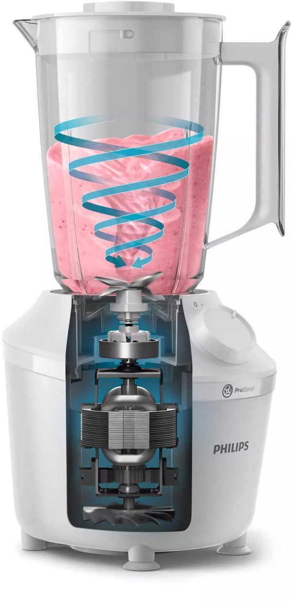 Philips ProBlend Blender HR2041/30 | 3000 Series | 450W | 1.9L Plastic Jar + Chopper - Image 6