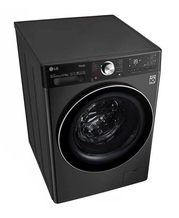 LG 12/8kg Front Load Washer Dryer F4V9BDP2EE - AI DD Technology, TurboWash 360, Steam+ - Image 5