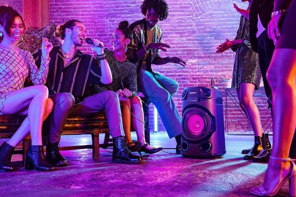 SONY MHC-V13 High Power Bluetooth Party Speaker | Mic/Guitar, Jet Bass Booster, Gesture Control, USB, HDMI, CD/DVD - Image 8